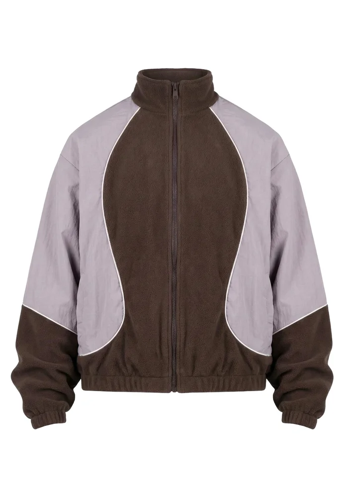 Polarfleece Taslan Track Jacket black/magnet 3XL – Bild 3