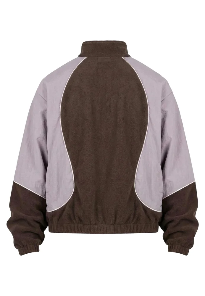 Polarfleece Taslan Track Jacket black/magnet 3XL – Bild 4